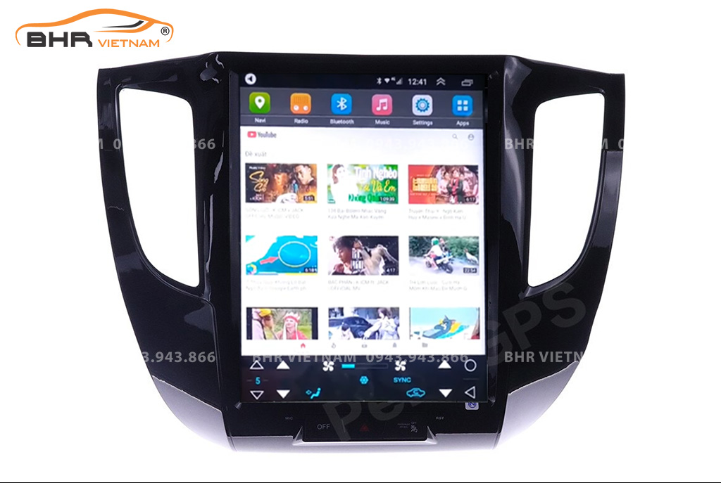 Giải trí Youtube, xem phim sống động trên màn hình DVD Tesla Mitsubishi Triton 2020 - nay