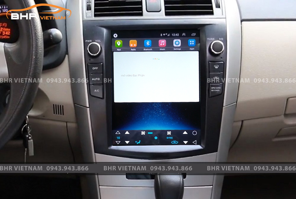 Điều khiển bằng giọng nói màn hình DVD Tesla Toyota Altis 2008 - 2013