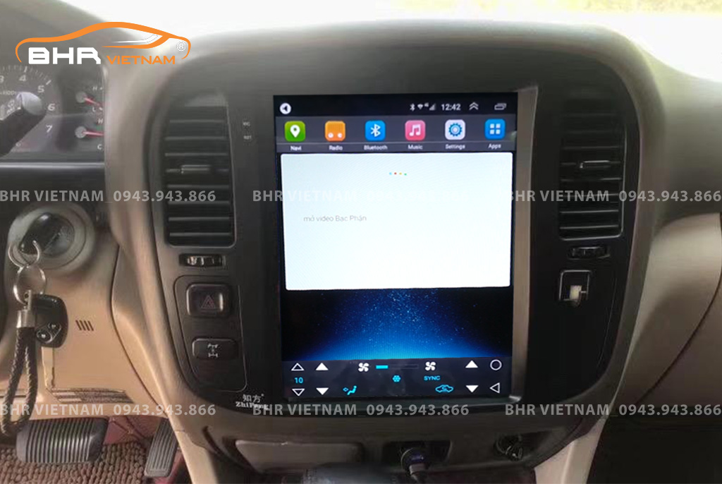 Điều khiển bằng giọng nói màn hình DVD Tesla Toyota Land Cruiser 1998 - 2007