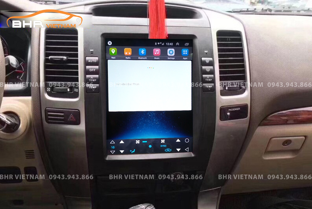Điều khiển bằng giọng nói màn hình DVD Tesla Toyota Prado 2002 - 2009