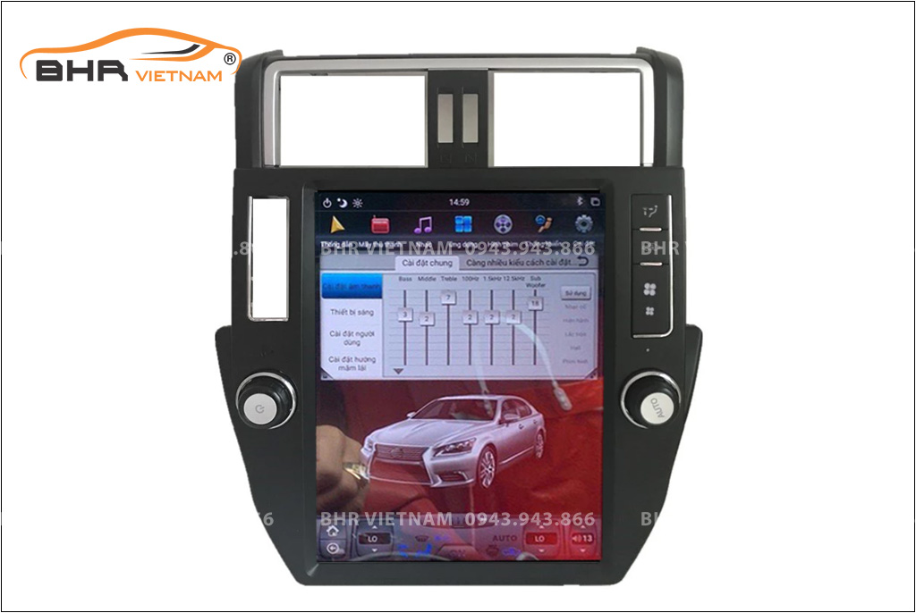 Trải nghiệm âm thanh sống động trên màn hình DVD Android Tesla Toyota Prado 2010 - 2017