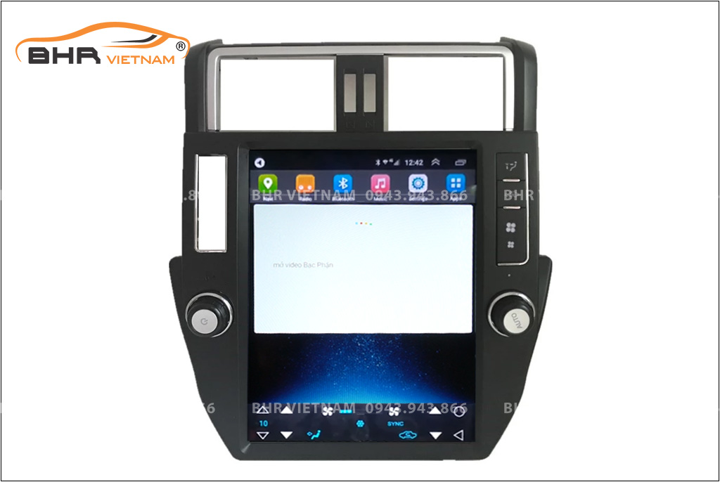 Điều khiển bằng giọng nói màn hình DVD Tesla Toyota Prado 2010 - 2017