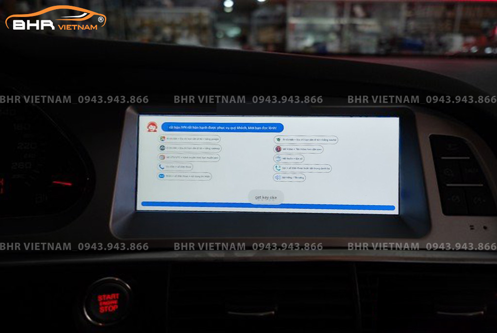 Điều khiển bằng giọng nói thông minh DVD Android Audi A6 2004 -2010