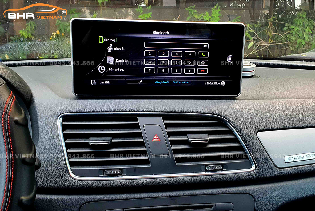Kết nối điện thoại trên màn hình DVD Android Audi Q3 2011 - 2017