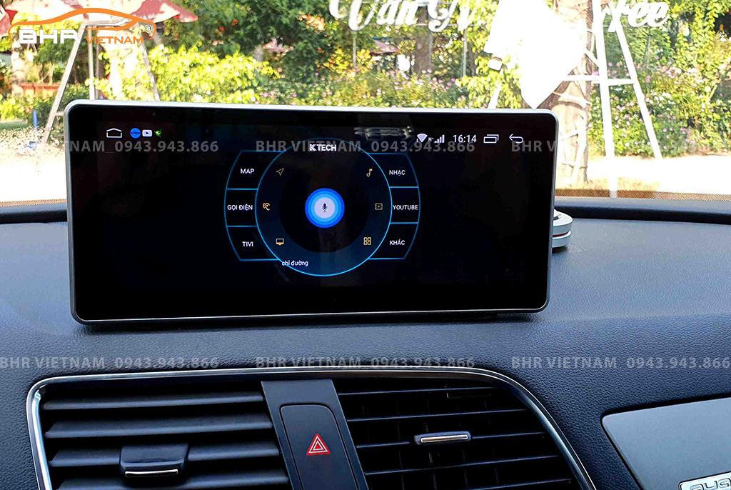 Điều khiển bằng giọng nói thông minh DVD Android Audi Q3 2011 - 2017