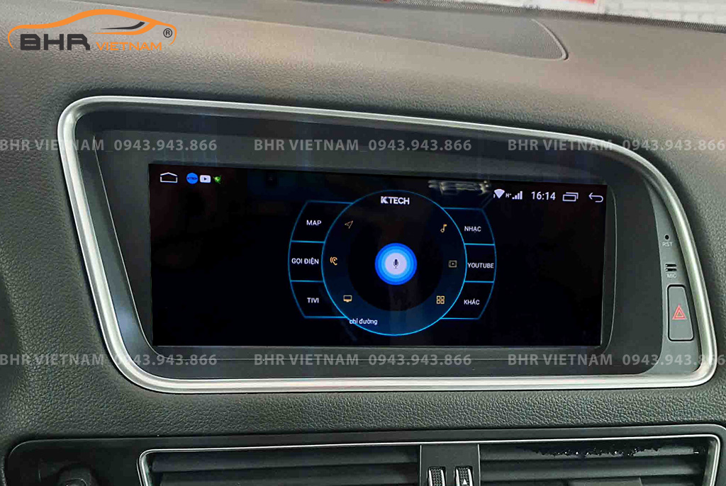 Điều khiển bằng giọng nói thông minh DVD Android Audi Q5 2008 - 2016