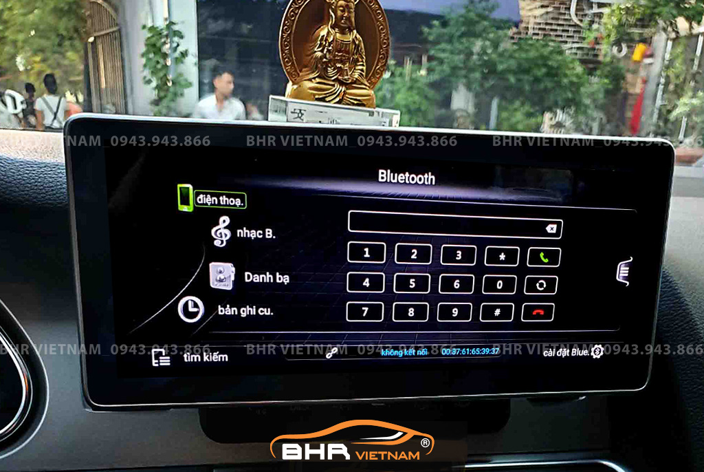 Kết nối điện thoại trên màn hình DVD Android Audi Q7 2005 - 2015