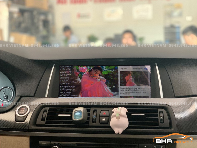 Giải trí Youtube, xem phim sống động trên màn hình DVD Android BMW 5 Series CIC F10 2009-2012