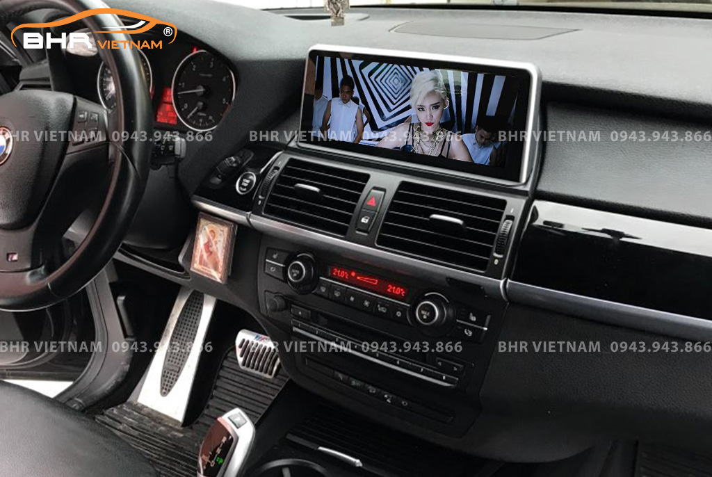 Giải trí Youtube, xem phim sống động trên màn hình DVD Android BMW X5 CIC 2010-2014