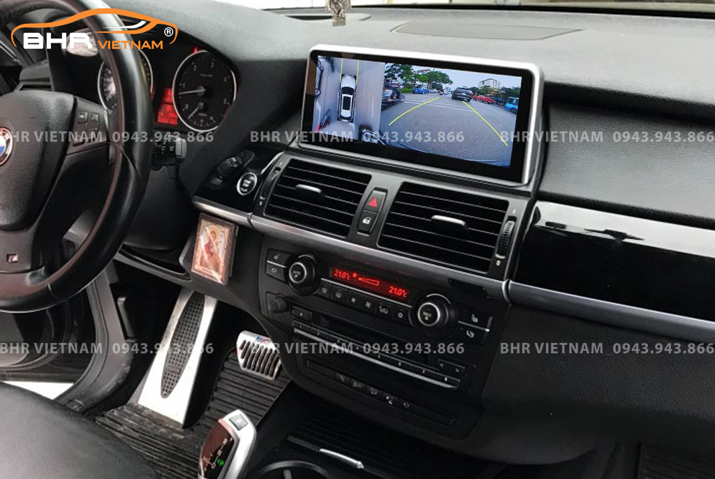 Màn hình DVD Android BMW 5 Series E60 2004-2008 tích hợp camera 360