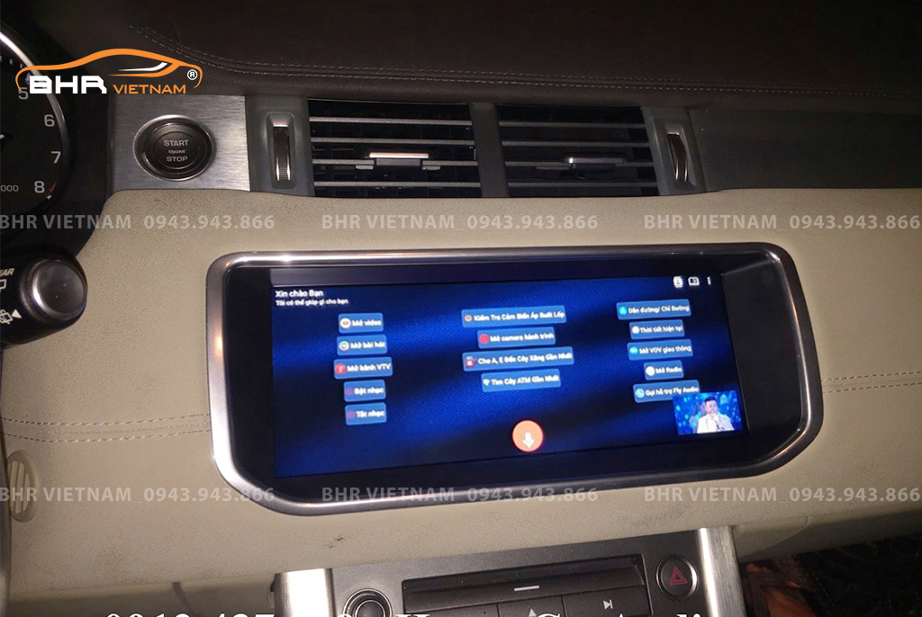 Điều khiển bằng giọng nói thông minh DVD Android Flycar Land Rover Range Rover Evoque 2011 - 2018