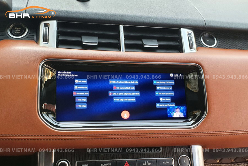 Điều khiển bằng giọng nói thông minh DVD Android Flycar Land Rover Range Rover HSE 2013 - 2018