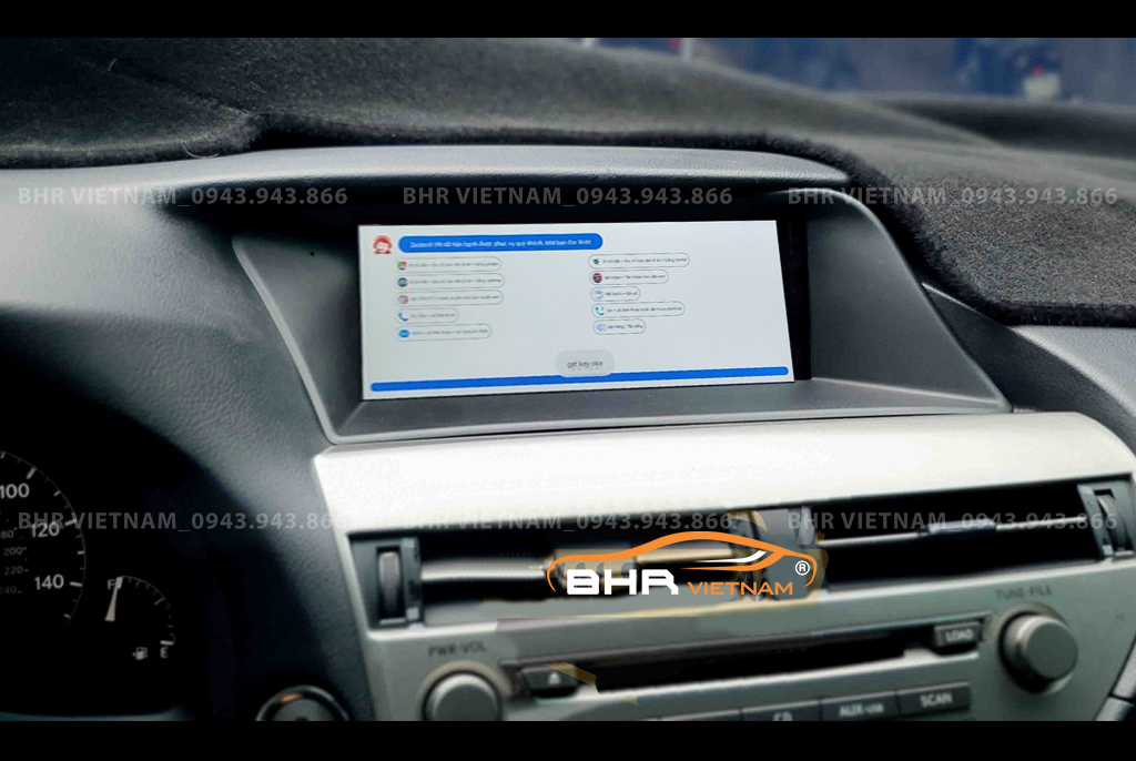 Điều khiển bằng giọng nói thông minh DVD Android Flycar Lexus RX450h 2007-2015