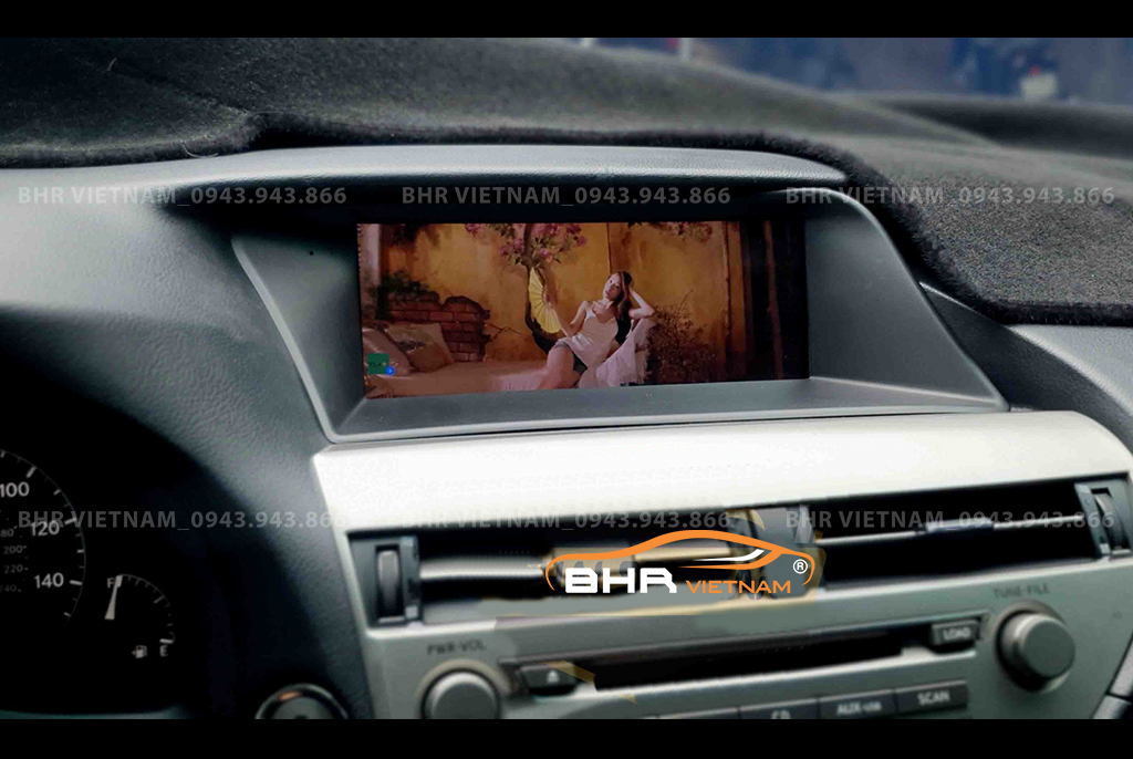 Giải trí Youtube, xem phim sống động trên màn hình DVD Android Flycar Lexus RX450h 2007-2015
