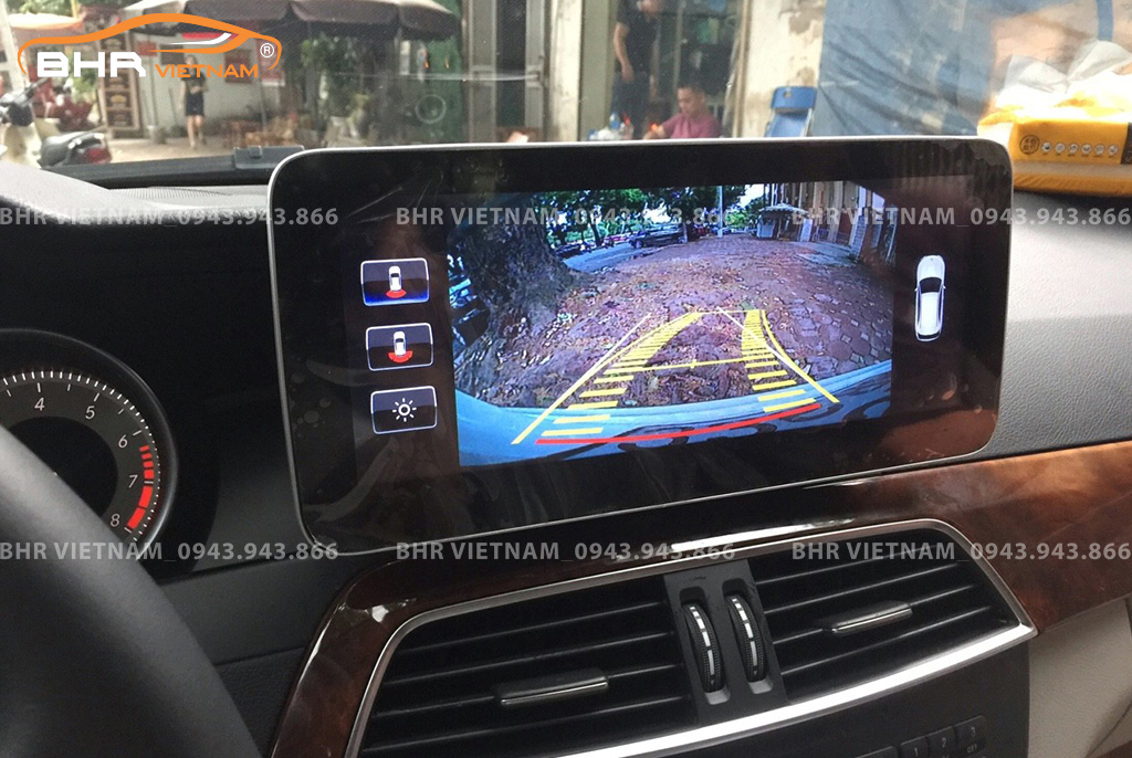 Màn hình DVD Android Flycar Mercedes C Class W204 (C200/ C250/ C300) 2011 - 2014 tích hợp camera lùi
