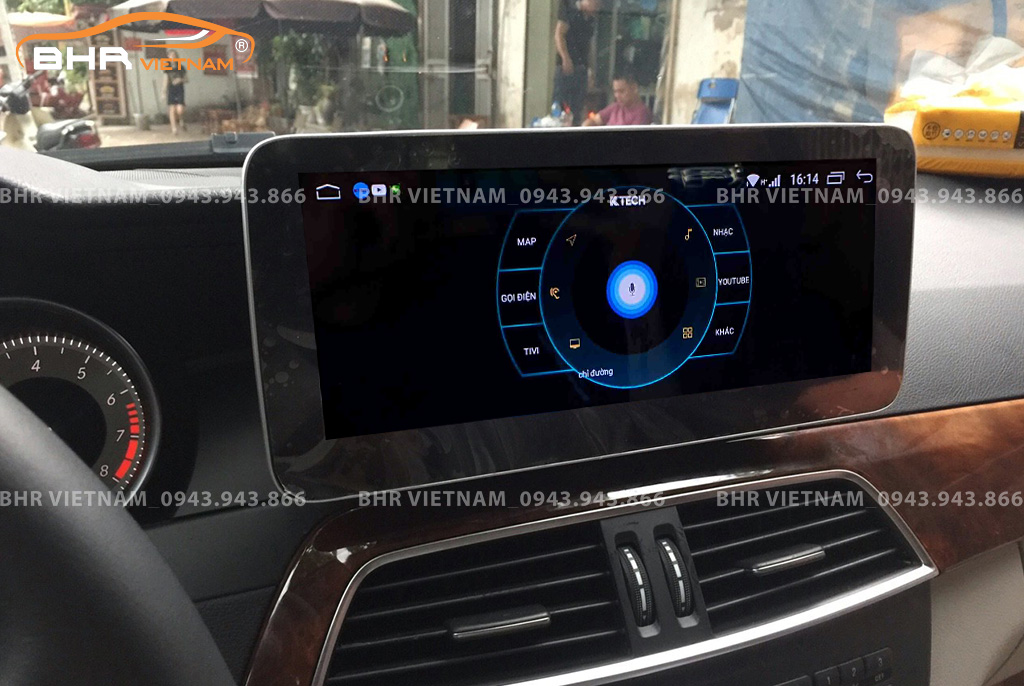 Điều khiển bằng giọng nói thông minh DVD Android Flycar Mercedes C Class W204 (C200/ C250/ C300) 2011 - 2014