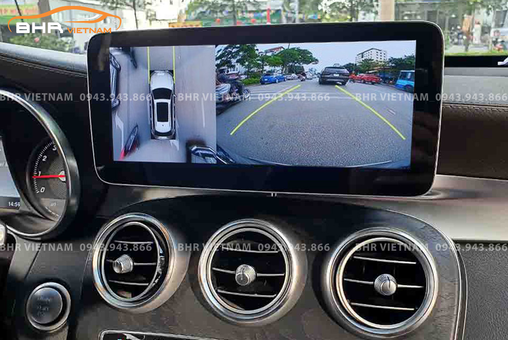 Màn hình DVD Android Flycar Mercedes C Class W205 (C200/ C250/ C300) 2015 - nay