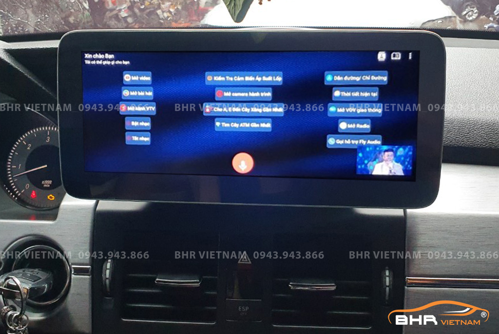 Điều khiển bằng giọng nói thông minh DVD Android Flycar Mercedes GLK 2008-2015