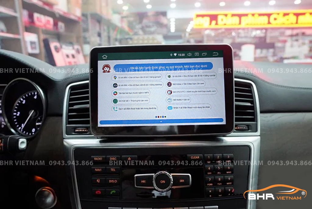 Điều khiển bằng giọng nói thông minh DVD Android Flycar Mercedes GLS W166 2018 - 2019