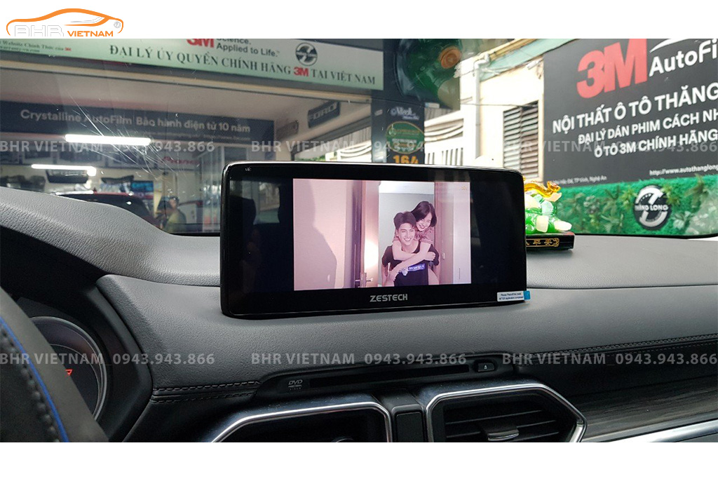 Giải trí Youtube, xem phim sống động trên màn hình Zestech liền camera 360 Mazda 3 2020 - nay