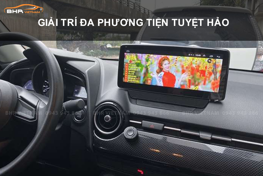 Màn hình ô tô Zestech Mazda 2 giải trí đầy đủ ngay trên xế hộp 