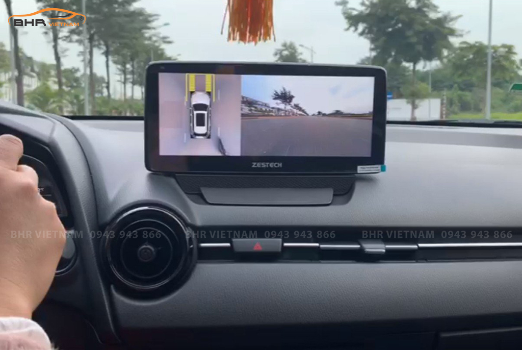 Màn hình ô tô Zestech Mazda 2 - màn hình Android nguyên khối sang trọng