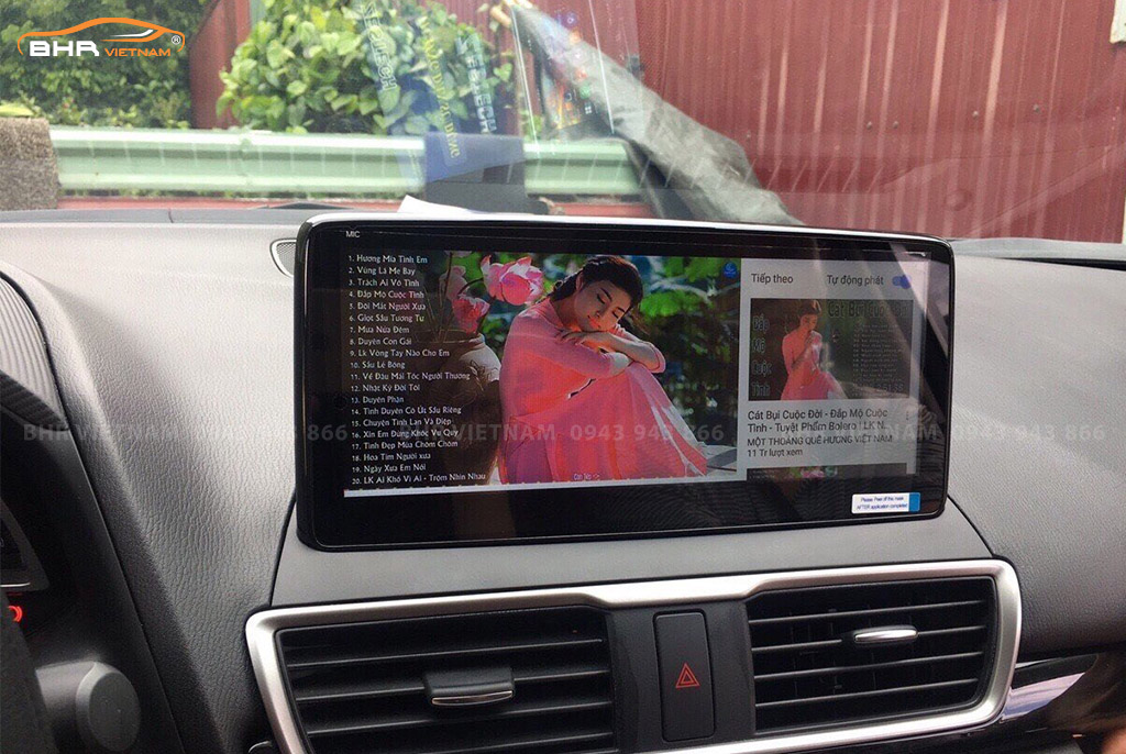 Màn hình ô tô Zestech Mazda 3 - màn hình Android nguyên khối sang trọng
