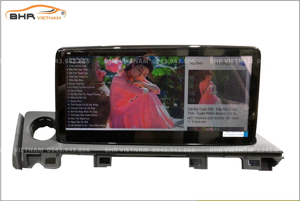 Giải trí Youtube, xem phim sống động trên màn hình Zestech liền camera 360 Mazda 6 2018 - nay