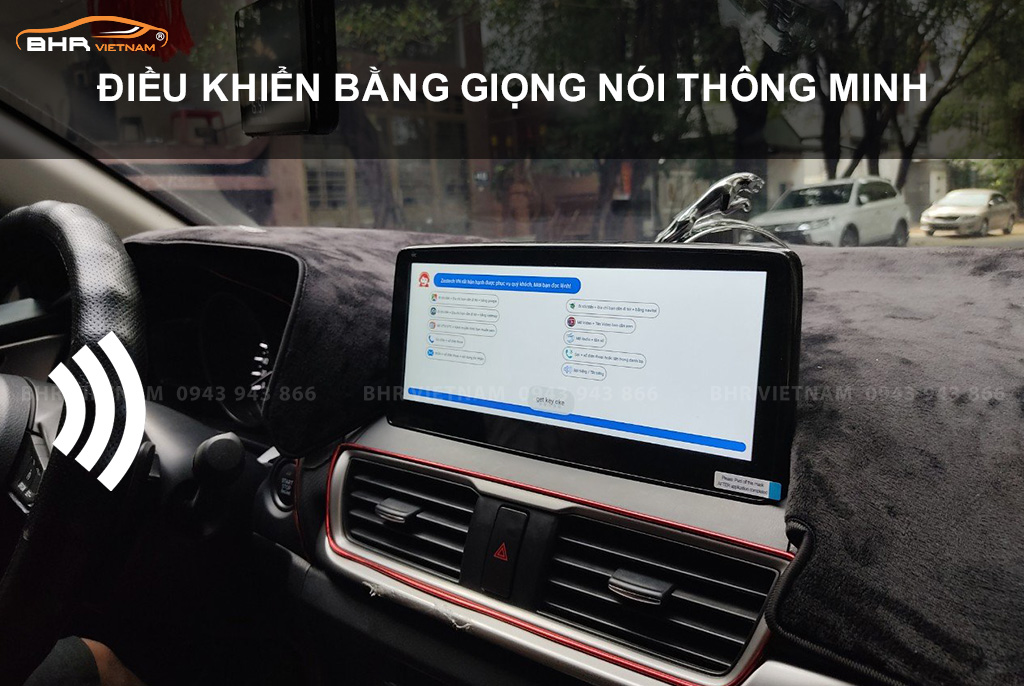 Điều khiển bằng giọng thông minh trên Zestech Mazda liền camera 360