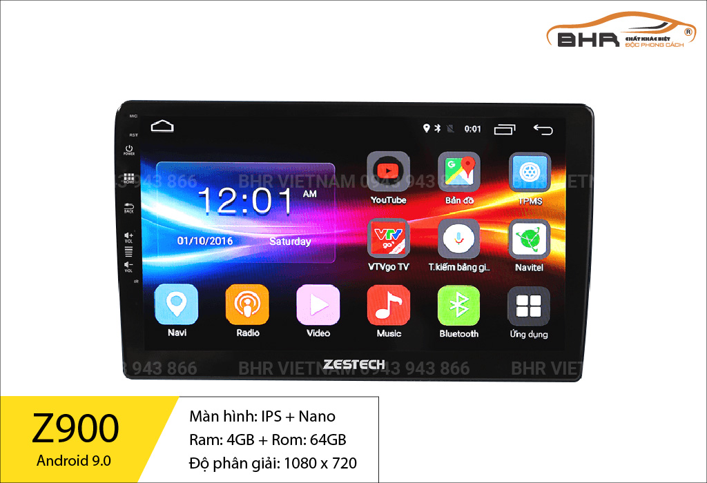 Thông số cấu hình màn hình Zestech Z900
