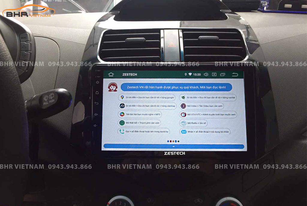 Điều khiển bằng giọng nói thông minh màn hình Zestech Z500 Chevrolet Spark 2011 - 2017