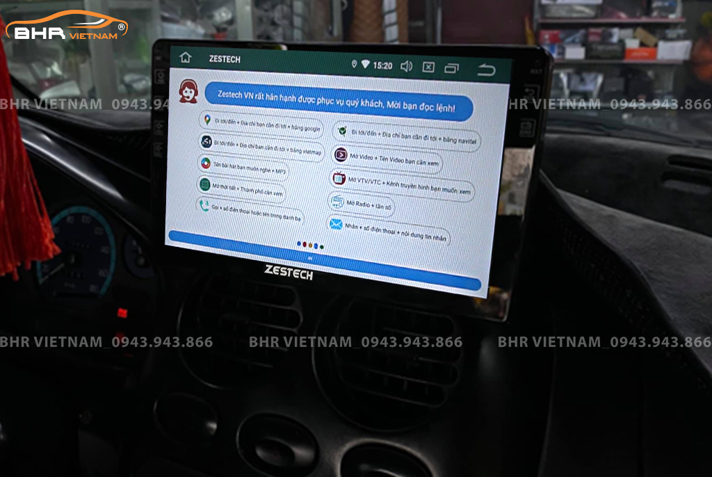 Điều khiển bằng giọng nói thông minh màn hình Zestech Z500 Daewoo Matiz 1998 - 2008