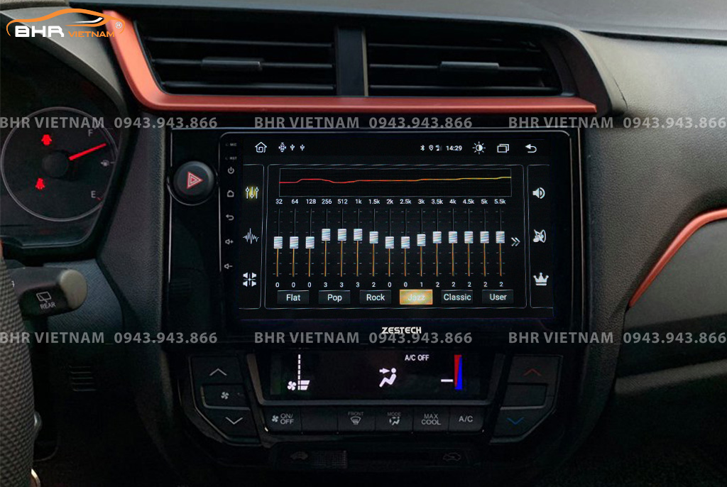 Trải nghiệm âm thanh DSP 8 kênh trên màn hình Zestech Z500 Honda Brio 2019 - nay