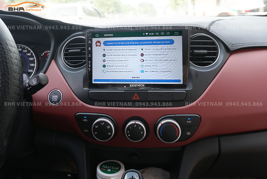 Điều khiển bằng giọng nói thông minh màn hình Zestech Z500 Hyundai i10 2014 - 2020