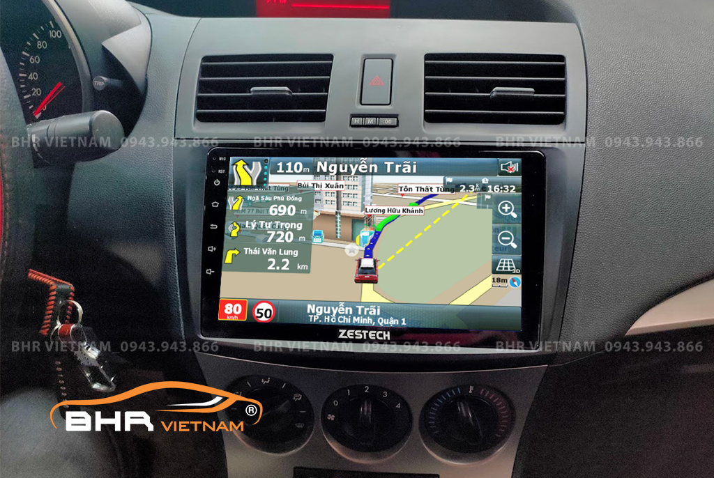 Bản đồ chỉ đường thông minh: Vietmap, Navitel, Googlemap trên Zestech Z500 Mazda 3 2009 - 2013