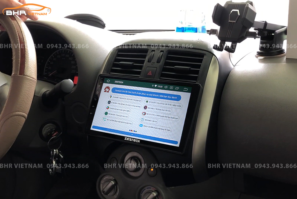 Điều khiển bằng giọng nói thông minh màn hình Zestech Z500 Nissan Sunny 2011 - nay