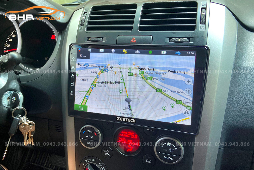 Bản đồ chỉ đường thông minh: Vietmap, Navitel, Googlemap trên Zestech Z500 Suzuki Vitara 2008 - 2014