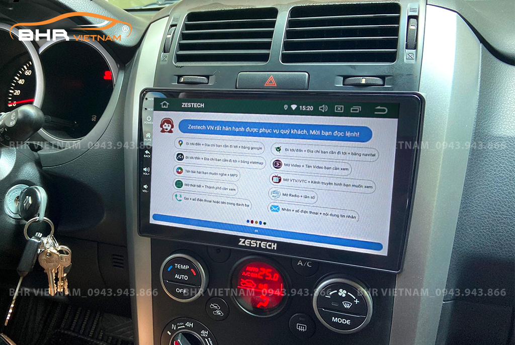 Điều khiển bằng giọng nói thông minh màn hình Zestech Z500 Suzuki Vitara 2008 - 2014