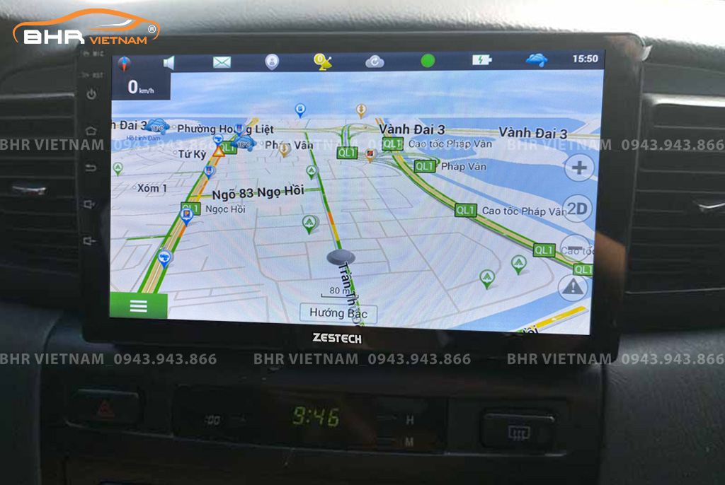 Bản đồ chỉ đường thông minh: Vietmap, Navitel, Googlemap trên Zestech Z500 Toyota Altis 2001 - 2007