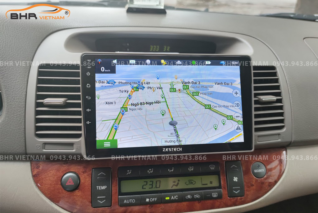 Bản đồ chỉ đường thông minh: Vietmap, Navitel, Googlemap trên Zestech Z500 Toyota Camry 2003 - 2005