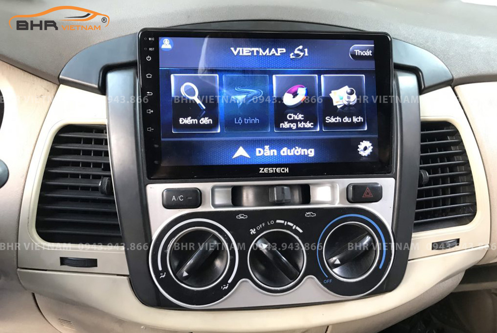 Bản đồ chỉ đường thông minh: Vietmap, Navitel, Googlemap trên Zestech Z500 Toyota Innova 2006 - 2015