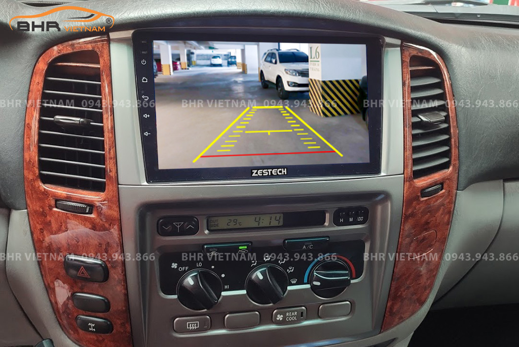  Màn hình DVD Zestech Z500 Toyota Land Cruiser 1998 - 2007 tích hợp camera hành trình 