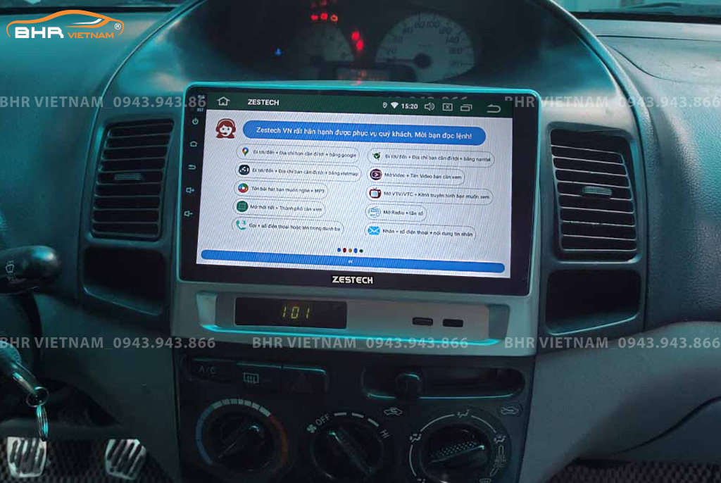 Điều khiển bằng giọng nói thông minh màn hình Zestech Z500 Toyota Vios 2002 - 2007