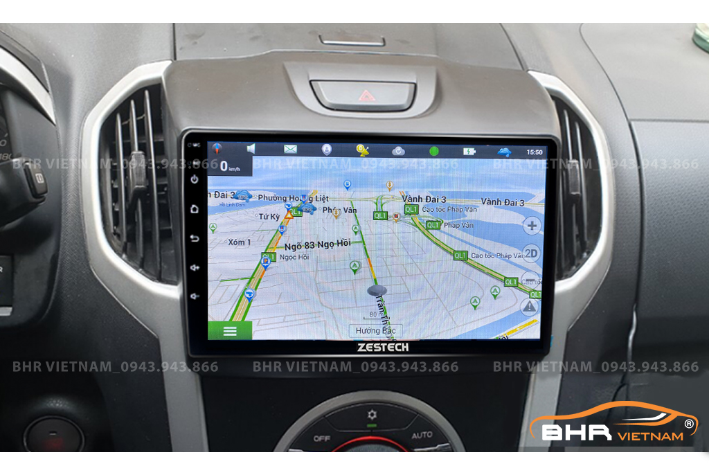 Bản đồ chỉ đường thông minh: Vietmap, Navitel, Googlemap trên Zestech Z800 Pro Chevrolet Colorado 2011 - 2016