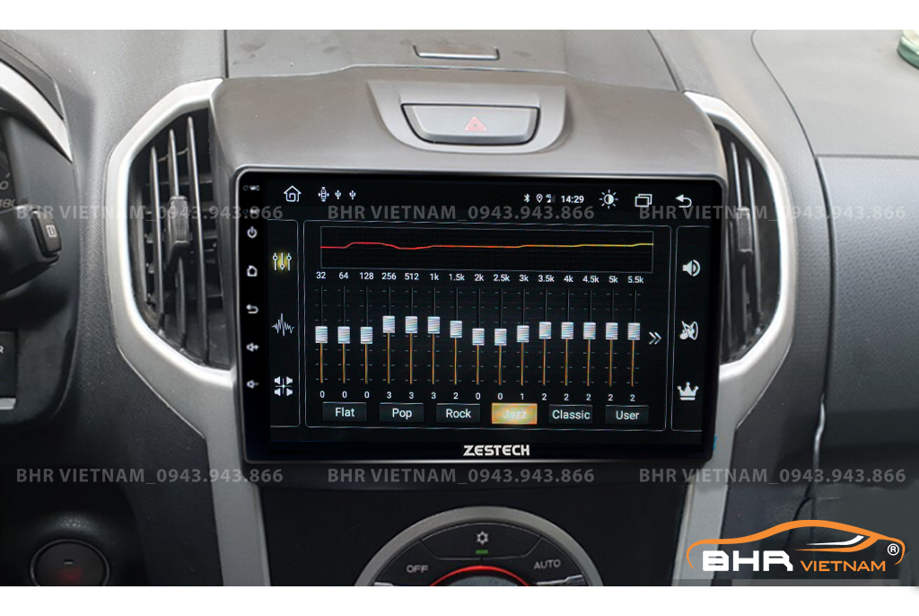 Trải nghiệm âm thanh DSP 8 kênh trên màn hình Zestech Z800 Pro Chevrolet Colorado 2011 - 2016