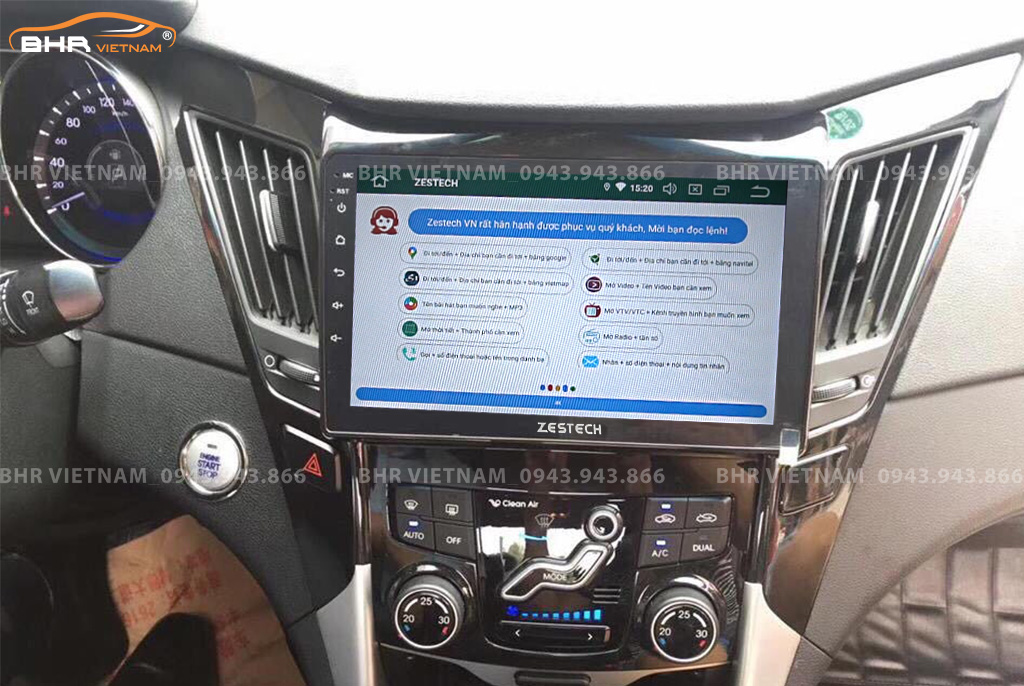 Điều khiển bằng giọng nói thông minh màn hình Zestech Z800 Pro Hyundai Sonata 2009 - 2014