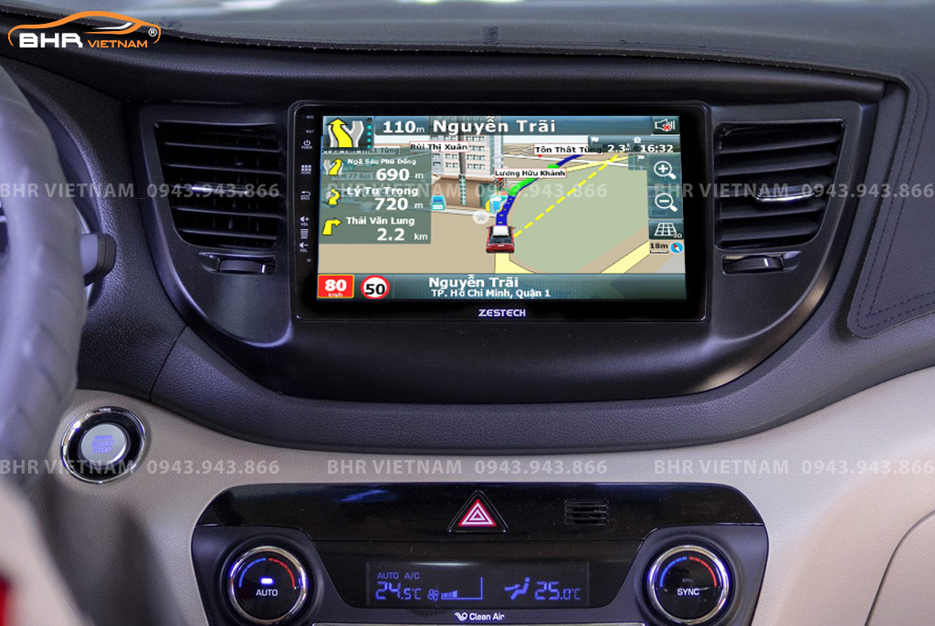 Bản đồ chỉ đường thông minh: Vietmap, Navitel, Googlemap trên Zestech Z800 Pro Hyundai Tucson 2015 - 2018