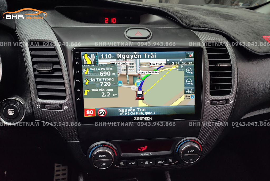Bản đồ chỉ đường thông minh: Vietmap, Navitel, Googlemap trên Zestech Z800 Pro Kia Cerato 2013 - 2018