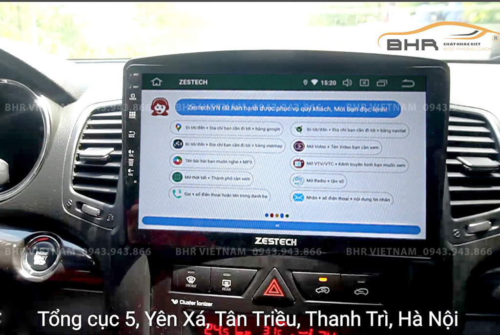 Điều khiển bằng giọng nói thông minh màn hình Zestech Z800 Pro Kia Sorento 2009 - 2013