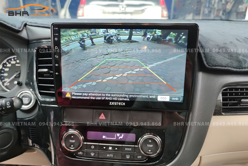  Màn hình DVD Zestech Z800 Pro Mitsubishi Outlander 2016 - 2019 tích hợp camera lùi